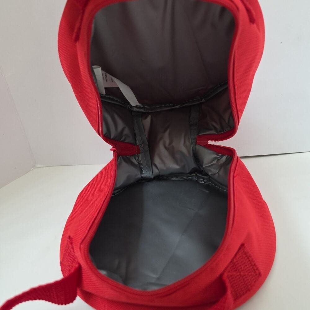Super Mario Red Mushroom Toad Lunch Bag Insulated Zip Official Nintendo Bag New - Picture 5 of 9